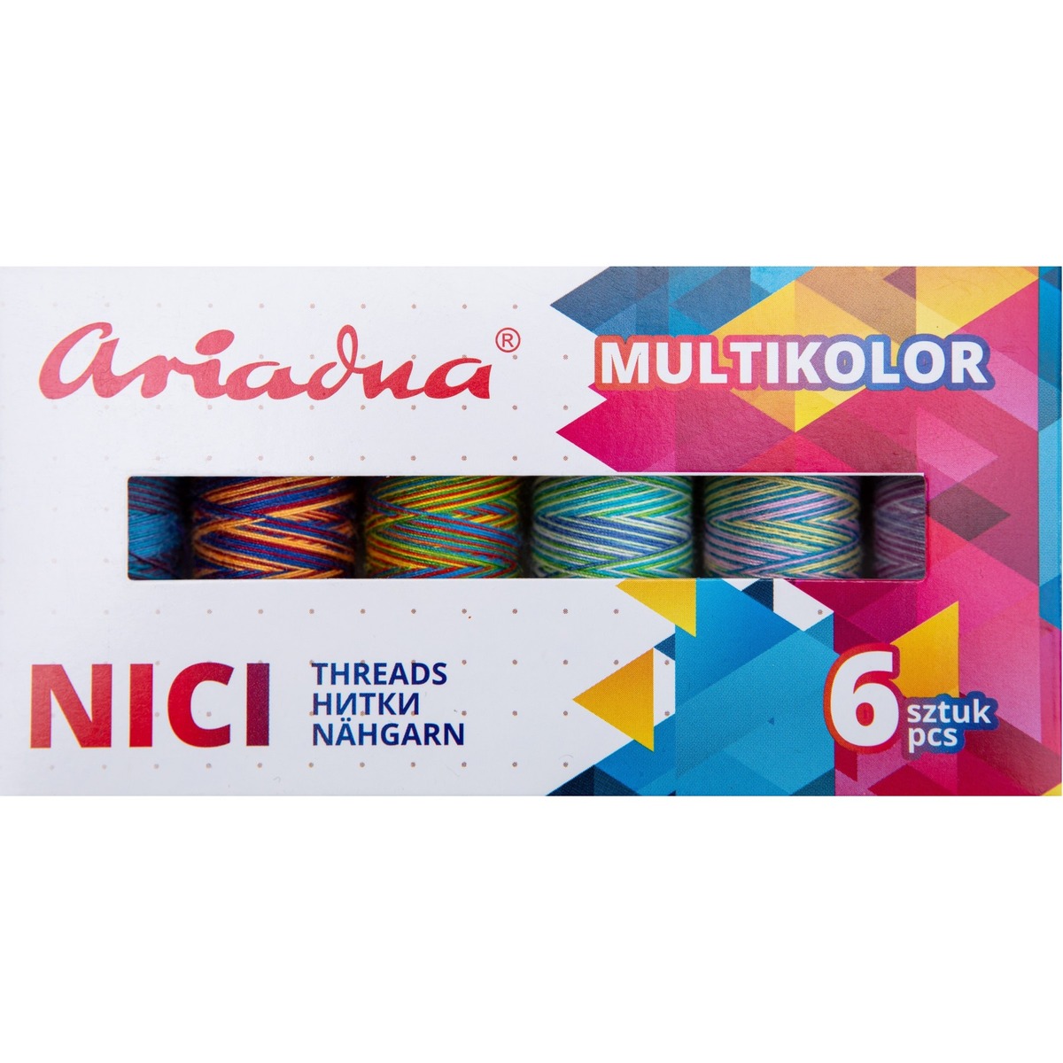 Набір ниток Zestaw Multicolor Sky, Viga 80/150 6 кольорів (1111)