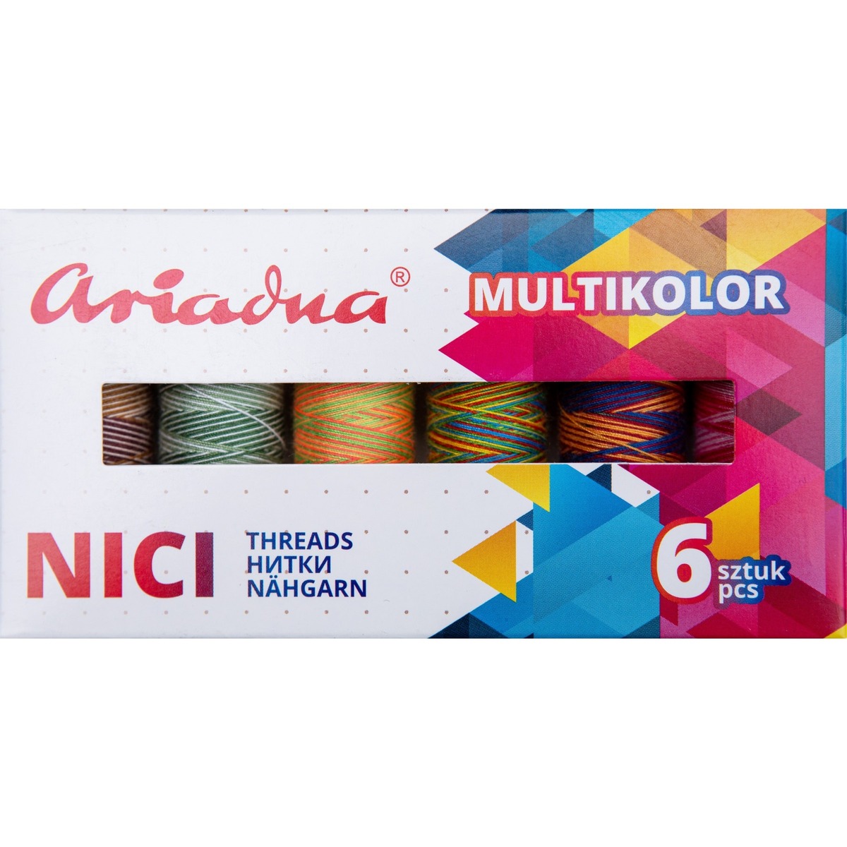 Набір ниток Zestaw Multicolor Earth, Viga 80/150 6 кольорів (1111)
