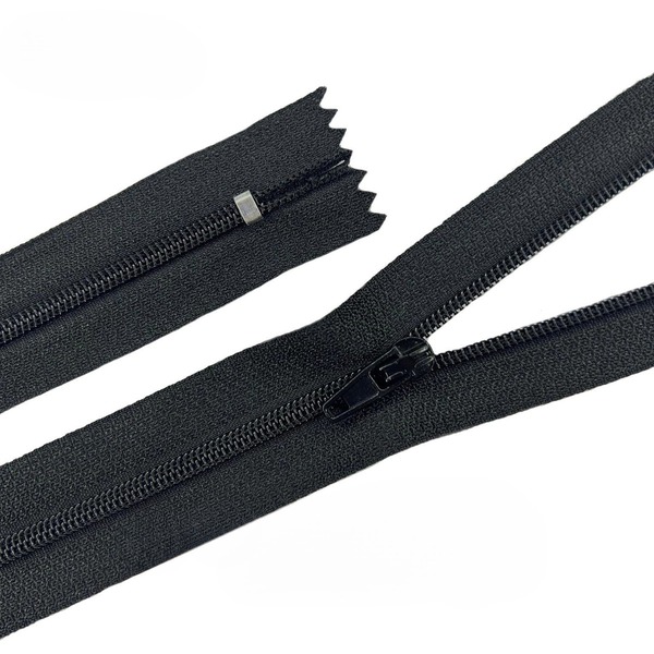 Замок не роздільний Т 3, 16 см Zipper (чорний)