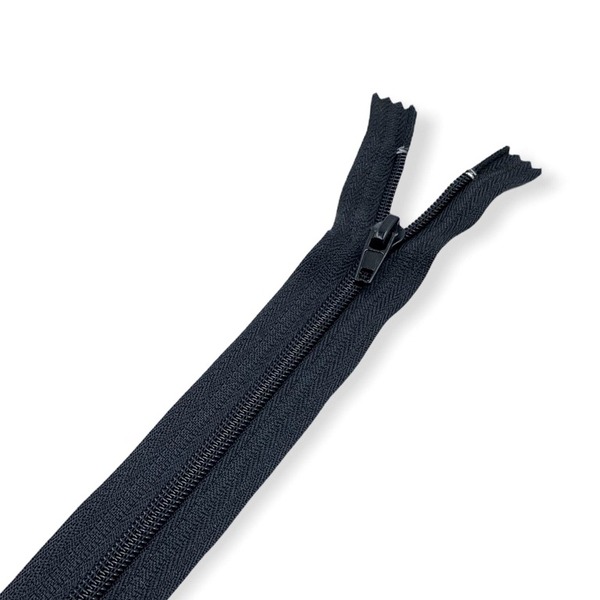 Замок не роздільний Т 5, 20 см, Zipper (чорний)
