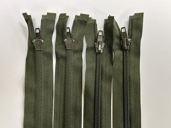 Замок не роздільний Т 5, 18 см, Zipper (хакі)