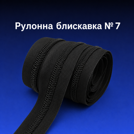 Рулонна блискавка № 7