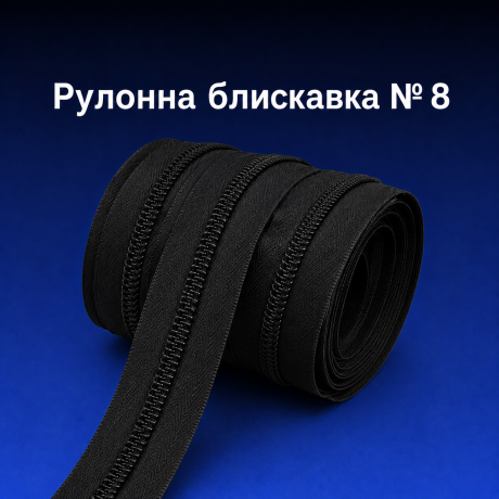 Рулонна блискавка № 8